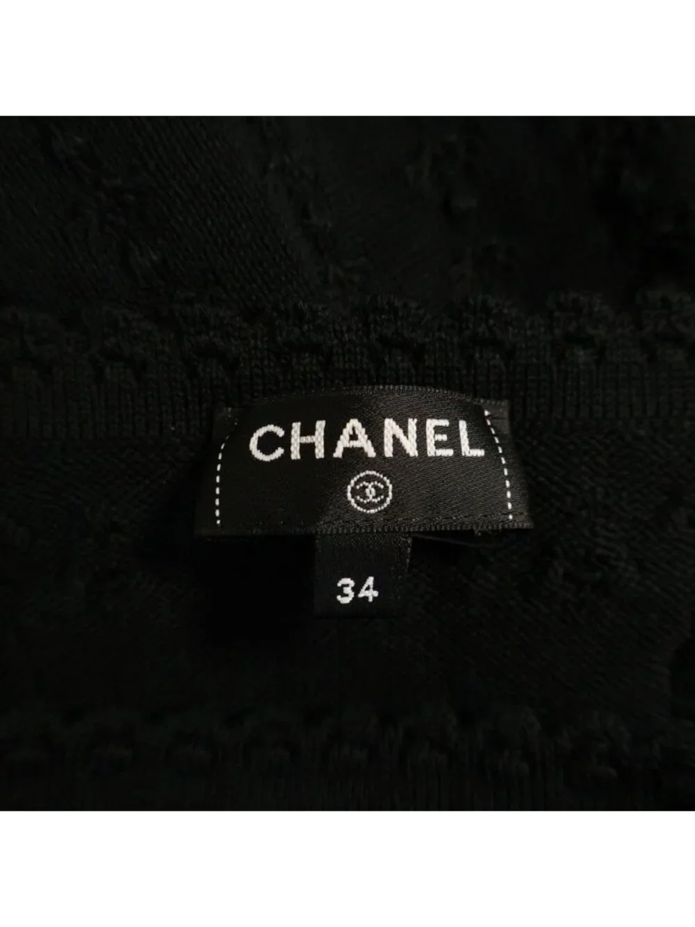Chanel Halter Neck Dress Black